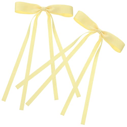 Gatuida 2 Stück Haarschleifen Haarclips mit Rüschen Große Bogen Haarspange für und Mädchen Haarschmuck Accessoire Gelb für Feste und Besondere Anlässe Gatuida 2 Stück Haarschleifen Haarclips mit Rüschen Große Bogen Haarspange für und Mädchen Haarschmuck Accessoire Gelb für Feste und Besondere Anlässe von Gatuida