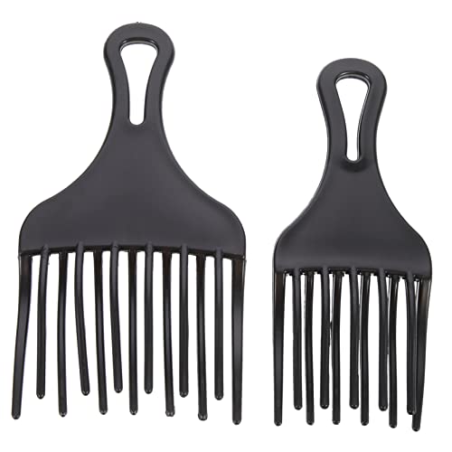 Gatuida 2 Stück Haarschneidekämme Verstellbare Friseurwerkzeuge für Nasses und Trockenes Haar Breitzinkiger Kamm für Damen und Herren Komfortables Frisieren Langlebig und Praktisch von Gatuida