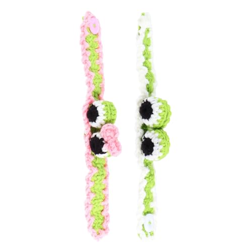 Gatuida 2stücke Strickwollearmband Für Junge Mädchen Bequemes Wollarmband Entzückendes Kinderspielzeugarmband Geschenkarmband Für Mädchen Langlebige Und Atmungsaktive Armbänder von Gatuida