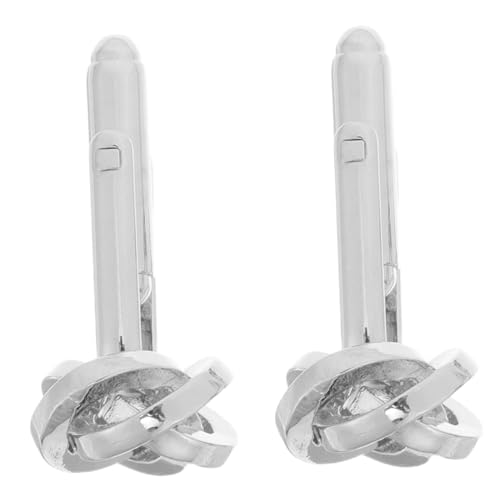 Gatuida 2 Stück Herren Manschettenknöpfe Kupfer Gedrehte Knoten Manschettenknöpfe für Hemden Stilvolle Langlebige Accessoires für Business Hochzeit und Formelle Anlässe von Gatuida