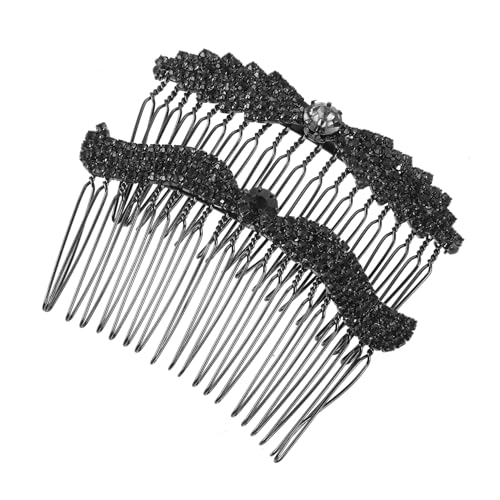 Gatuida 2stücke Strass-haarkämme Für Damen Seitliche Strass-haarkämme Aus Metall Für Hochzeit Glitzernde Haarkämme Mit Strass Für Braut Einfache Anwendung Für Formelle Anlässe von Gatuida