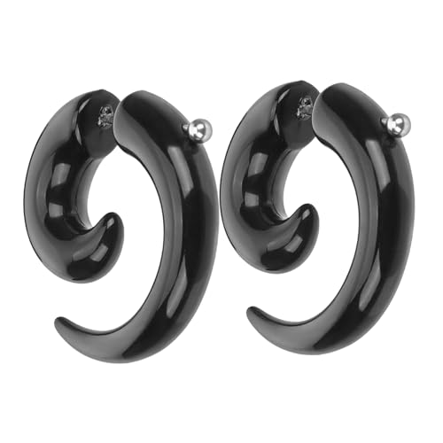 Gatuida 2 Stück Horn krallen Ohrstecker Punk Ohrringe für Damen Teenager Cooles Auffälliges Schmuckaccessoire für Party Konzert Hochzeit Alltag von Gatuida