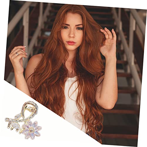 Gatuida 2 Stück Kleine Haarspangen Teilig Kristallblumen Haarklammern für Junge Mädchen Haar Jaw Clips Langlebiger Haarschmuck in Zartem Passend zu Verschiedenen Frisuren von Gatuida