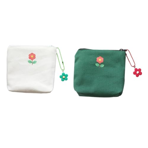 Gatuida 2 Stück Kleine Leichte Aufbewahrungstaschen mit Kette Weiches Strapazierfähiges Material Praktische Münztaschen für Damen zum Aufhängen an Handtasche Reise und Zufällige Farbe von Gatuida