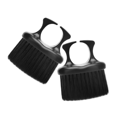 Gatuida 2 Stück Knöchel bartbürste Nylon Pp material Langlebig für Herren Bartpflege Entfernt Feine Haare Komfortable Borsten für Friseure und Geschenk zu Valentinstag und Geburtstag von Gatuida