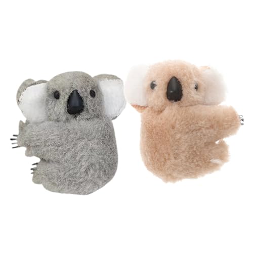 Gatuida 2 Stück Koala Haarklammern für Frauen Kleine Stabile Haarclips aus Hochwertigem Material in Khaki und Süßer Haarschmuck für Alltag und Besondere Anlässe Schonend und Modisch von Gatuida