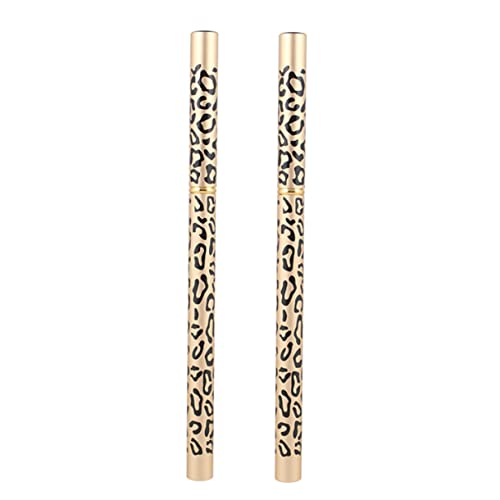 Gatuida 2 Stück Wasserfester Augenbrauenstift Mit Leopardenmuster Doppelkopf Augenbrauenstift Und Pinsel (braun) Einfach Zu Verwenden Für Frauen Professionelles Augenbrauen Make up Für von Gatuida