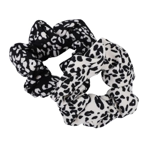 Gatuida 2 Stück Leopard Haargummis Elastisch Handgefertigt Schonend zu Haaren Modischer Haarschmuck für Damen Vielseitig Einsetzbar für Zöpfe Pferdeschwanz Dutt für Alltag Party Arbeit von Gatuida