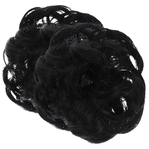 Gatuida 2 Stück Messy Bun Haarteil mit Elastischem Gummiband Natürlicher Dutt Hair Piece aus Hochtemperaturbeständigem Seidensynthetik Mattiertes Chignon Haarteil für Frauen Einfach von Gatuida