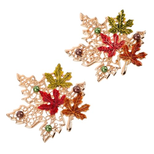 Gatuida 2 Stück Metall Clip für Frauen Stilvolle Pullover Verschlüsse Cardigan Accessoires für Herbst Erntedankfest von Gatuida