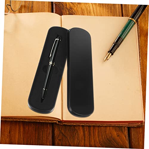 Gatuida 2 Stück Metall Stiftebox Teiliges Schwarz Gold Multifunktionale Aufbewahrungsbox für Schreibzubehör und Kosmetik Stabile Leere Federmäppchen für Schule und von Gatuida