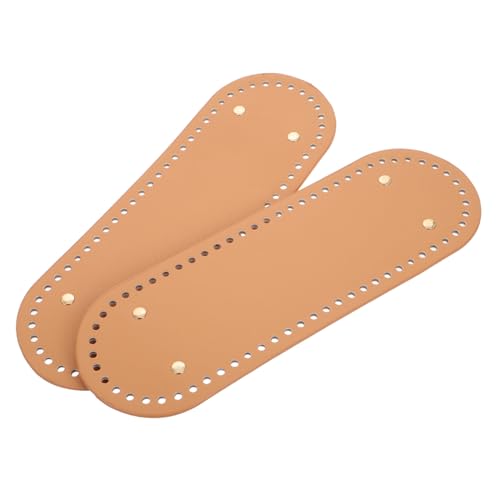 Gatuida 2 Stück PU Taschenboden mit Löchern Teiliges für DIY Handtaschen und Umhängetaschen Vielseitiger Langlebiger Stricktaschen Bodenformer für Häkeltaschen und Bastelbedarf von Gatuida