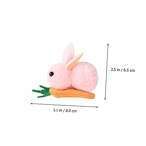 Gatuida 2 Stück Plüsch Kaninchen Haarclips Für Kinder Niedliche Haarnadeln Schöne Haardekoration Langlebig Und Bequem Für Alltagskleidung Und Geschenke Zu Ostern von Gatuida
