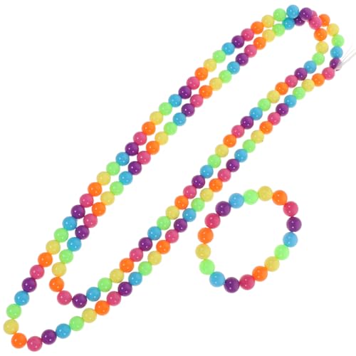 Gatuida 2 Stück Bunte Perlenkette Damen, Armband & Halskette Stapelbar, Vintage Boho Strand Halsschmuck Accessoires Gatuida 2 Stück Bunte Perlenkette Damen, Armband & Halskette Stapelbar, Vintage Boho Strand Halsschmuck Accessoires von Gatuida