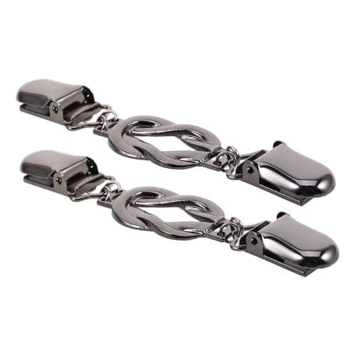 Gatuida 2 Stück Retro Cardigan Clips Langlebiger Metalllegierung Vintage Pulloverclips für Damen Vielseitig Einsetzbar von Strickjacken Schals und Blusen Einfach zu Befestigen von Gatuida