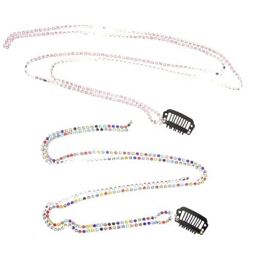 Gatuida 2 Stück Schicke Haarketten mit Quasten Leichte Haarschmuck clips für Damen Dekorativ für Pferdeschwanz und Flechtfrisuren Modisch und Angenehm zu Tragen von Gatuida