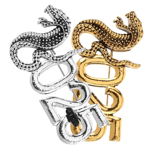Gatuida 2 Stück Schlangenbrosche Teiliges für Frauen Vintage Rhinestone Anstecknadel für Jahr der Schlange Stilvolles für Geburtstage und Besondere Anlässe für Kleidung Taschen und Hüte Gatuida 2 Stück Schlangenbrosche Teiliges für Frauen Vintage Rhinestone Anstecknadel für Jahr der Schlange Stilvolles für Geburtstage und Besondere Anlässe für Kleidung Taschen und Hüte von Gatuida
