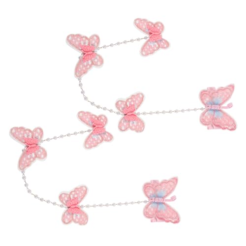 Gatuida 2 Stück Schmetterling Haarklammer für Mädchen Handgefertigte Haarclips mit Zarten Perlen und Tasseln Stilvolle Haarschmuck deko für Party Geburtstag Abschlussfeier Modische von Gatuida