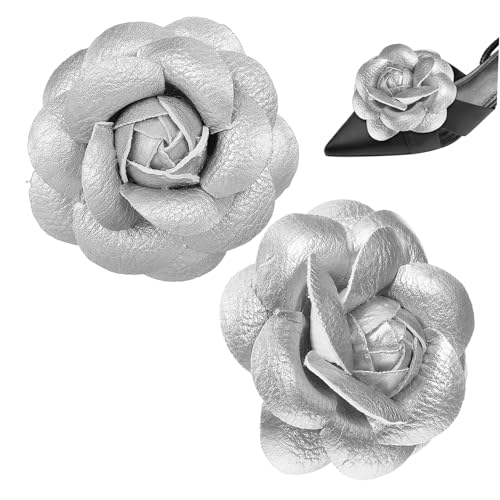 Gatuida 2 Stück Schuhblumen Clips aus Satin und PU Schuhschmuck Anstecker für Damen Dekorative Clips für Flache Schuhe und Pumps Accessoires für Hochzeit und Alltag Gatuida 2 Stück Schuhblumen Clips aus Satin und PU Schuhschmuck Anstecker für Damen Dekorative Clips für Flache Schuhe und Pumps Accessoires für Hochzeit und Alltag von Gatuida
