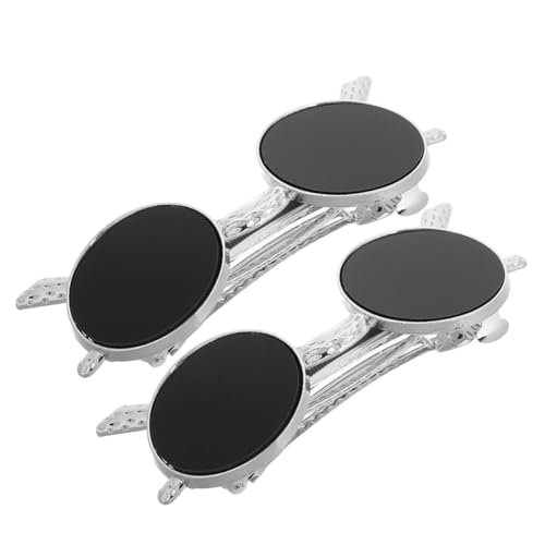 Gatuida 2 Stück Schwarze Sonnenbrillen haarspangen mit Federclip für Damen und Mädchen Vintage Haar accessoires Vielseitig für Haarlängen Leicht und Sicherer Sitz Modische Haarklammern von Gatuida