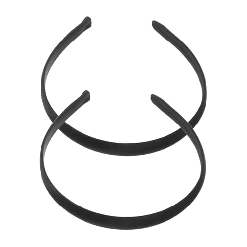 Gatuida 2 Stück Schwarzes Samt Haarband für Damen Dünn Elastisch Weiche Vintage Stirnbänder Minimalistisches Design Vielseitig für Alltag Party Hochzeit und Festliche Anlässe von Gatuida