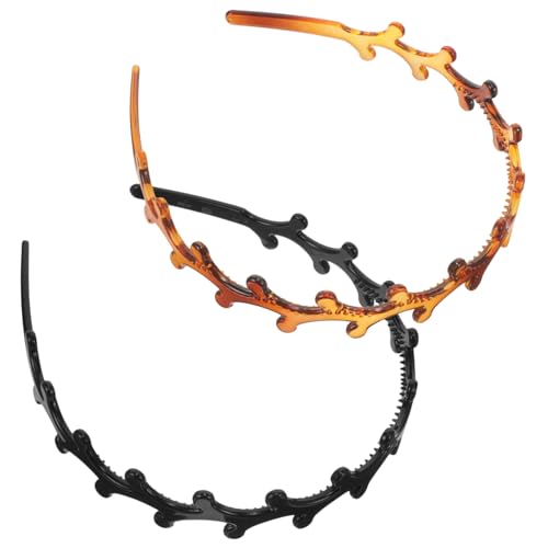 Gatuida 2 Stück Stylisches Damen Haarband mit Einzigartigem Geweih Design Rutschfestes Kopfband für Lockiges Haar für Freizeit und Formelle Anlässe Teilig in Schwarz und Dunkelbraun Gatuida 2 Stück Stylisches Damen Haarband mit Einzigartigem Geweih Design Rutschfestes Kopfband für Lockiges Haar für Freizeit und Formelle Anlässe Teilig in Schwarz und Dunkelbraun von Gatuida