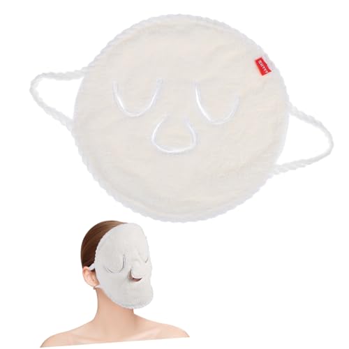 Gatuida 2 Stück Teiliges Gesichts Handtuch aus Antibakteriellem Korallenvlies Doppellagig für Heiße Kalte Kompressen Hautberuhigend und Feuchtigkeitsspendend für Damen Professionelle von Gatuida