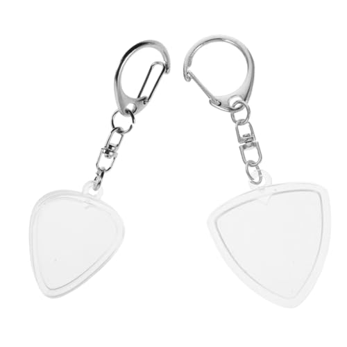 Gatuida 2 Stück Teiliges Gitarren-plektren-etui mit Schlüsselanhänger Transparenter Plectrum-Organizer Kompakt Kratzfest Leicht für Reisen Übung und Auftritte von Gitarristen Gatuida 2 Stück Teiliges Gitarren-plektren-etui mit Schlüsselanhänger Transparenter Plectrum-Organizer Kompakt Kratzfest Leicht für Reisen Übung und Auftritte von Gitarristen von Gatuida