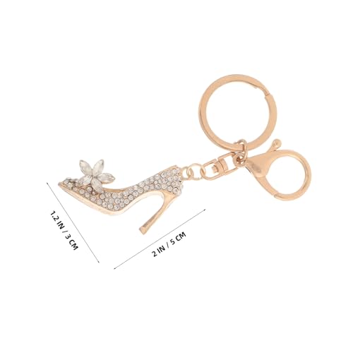 Gatuida 2stücke Schuh-schlüsselanhänger Mit Strass-design Für High Heels Kristall-schuh-anhänger Als Auto-verzierung Oder Taschen-charm Aus Robuster Legierung Gefertigt Mit von Gatuida