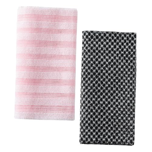 Gatuida 2 Stück Teiliges Körperreinigungstuch für Dusche und Bad Langes Komfortables Peeling Handtuch aus Hochwertigem Material Langlebig Gründlichen Hautreinigung von Gatuida