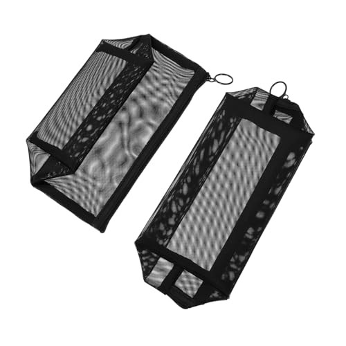 Gatuida 2 Stück Teiliges Kosmetiktaschen aus Transparentem Netzstoff Großer Reise Kulturbeutel mit Hoher Kapazität Leicht zu Reinigen Langlebiger Make Up Organizer für Herren und Damen von Gatuida