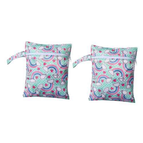 Gatuida 2 Stück Teiliges Wasserdichtes Windelaufbewahrungsset Multifunktionale Wickeltasche für Junge Mädchen für Unterwegs Leicht und Tragbar mit Langlebigem Material von Gatuida