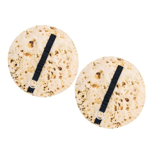 Gatuida 2 Stück Tortilla Federmäppchen Leinwand Stifterolle Groß Fassungsvermögen Verschleißfest Tragbar für Schule Büro Kreative Aufbewahrung von Gatuida