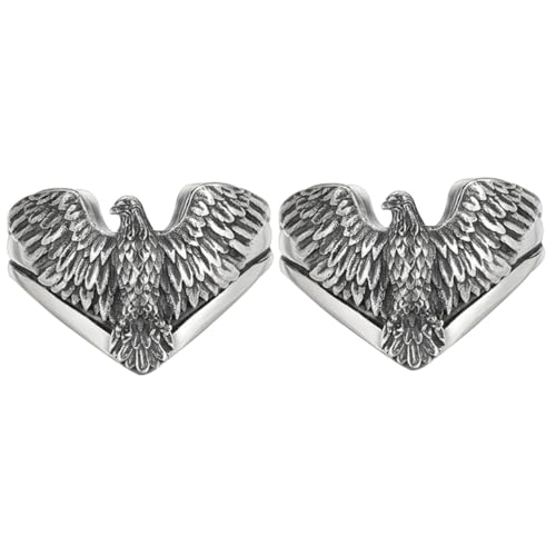 Gatuida 2 Stück Vintage Eagle Ring für Mädchen Kreativer Offener Fingerring mit Eleganten Details für Teenager für und Besondere Anlässe von Gatuida