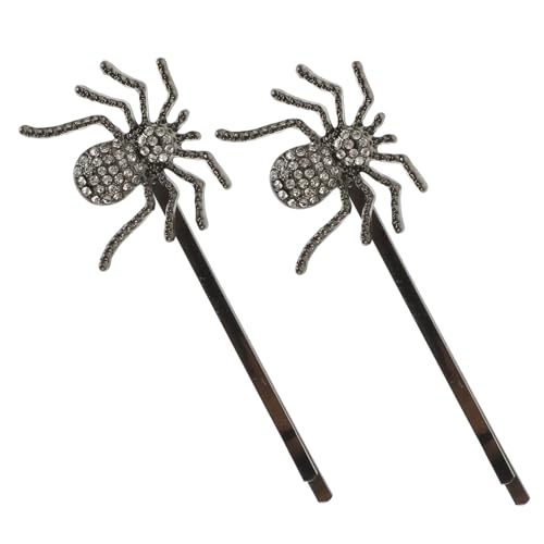 Gatuida 2 Stück Vintage Haarklammern mit Strass Spinnen design Stabile Bobby Pins für Damen Haarschmuck für Hochzeit Party Festes Halten und Dekoratives Styling von Gatuida