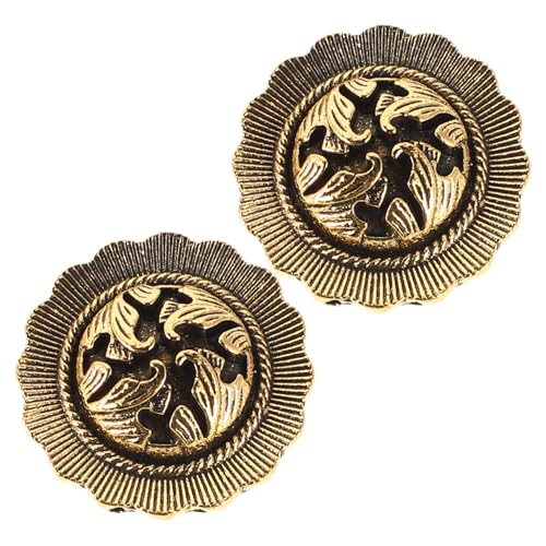 Gatuida 2 Stück Vintage Manschettenknopf Abdeckungen Unisex Button Cover Cufflinks für Hemden Epaulette Accessoires Clip Passend für Anzüge Hochzeiten Business und Festliche Anlässe von Gatuida