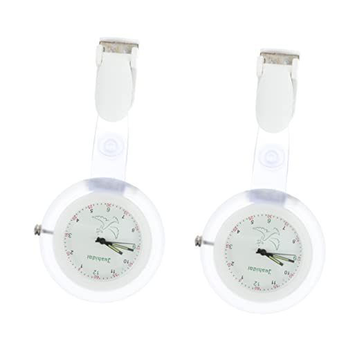 Gatuida 2stücke Kreative Krankenschwesteruhr Mit Clip Stylische Und Praktische Taschenuhr Für Pflegekräfte Robustes Design Einfache Handhabung Und Genaue Zeitmessung von Gatuida