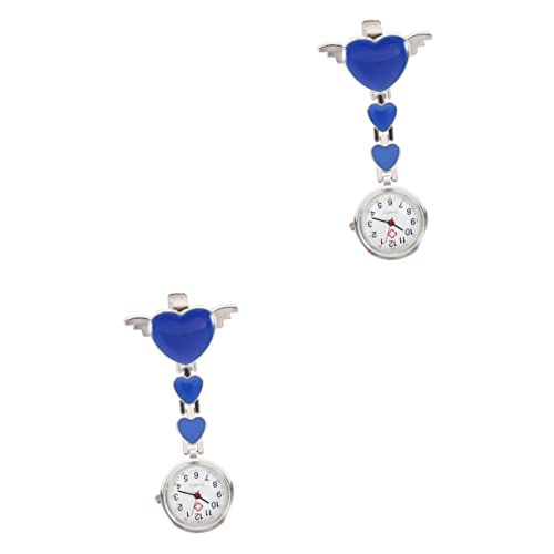 Gatuida 2 Stücke Taschenuhr Krippe Stift Uhr Taschenuhr Für Uhr Für Hängende Krankenschwestern Uhr Silikon Fob Uhr Krankenschwester Universal Uhr Krankenschwester Brustuhr von Gatuida