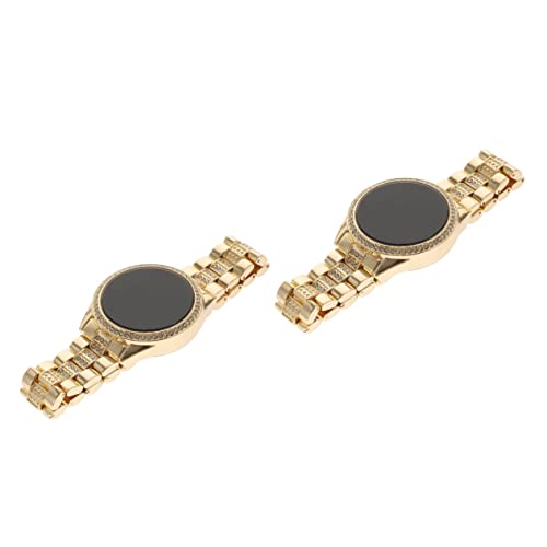 Gatuida 2stücke Frauen Armbanduhr Mit Glitzersteinen Modische Damenuhr Präzise Zeitmessung Elegantes Design Für Besondere Anlässe Und Alltag von Gatuida