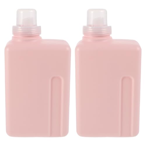 Gatuida 2 Waschflaschen: 1000 ml, nachfüllbarer Flüssigkeitsbehälter für Waschgel, Weichspüler, Shampoo-Organizer in Reisegröße, auslaufsicherer Spender von Gatuida