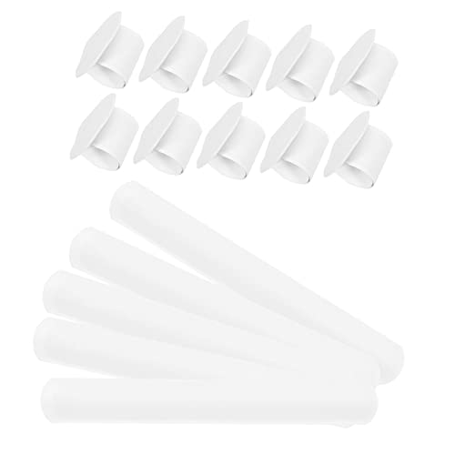 Gatuida 20 Stck Teiliges Weißes Schnapparmband Blanko DIY Slap Wristbands für Leicht zu Bemalende PVC Armbänder für Partygeschenke und mit Freunden und Familie von Gatuida
