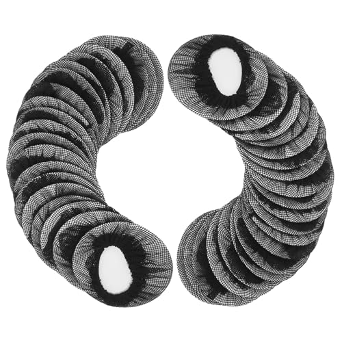 Gatuida 20stücke Ballett Haarnetze Für Dutts Elastische Unsichtbare Netze Zur Haarabdeckung Wiederverwendbar Für Tänzerinnen Und Mädchen Schwarz von Gatuida