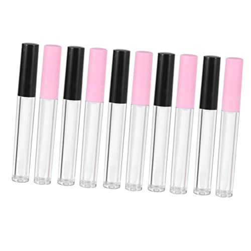 Gatuida 20 Stück Flasche Lipgloss Lip Gloss Tubes Lippenfarbenbehälter Lippenölbehälter Lippenpflegeproduktbehälter Lippenstiftbehälter Röhren Mini Lippenrohr Lippenunterverpackungsflasche von Gatuida