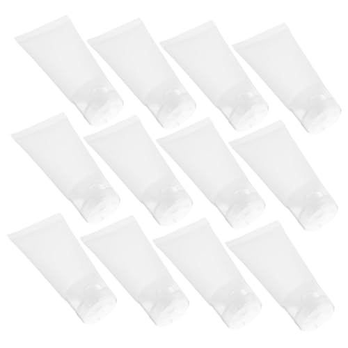 Gatuida 20 Stück Leere Reise tuben Nachfüllbare Kosmetikbehälter aus Hochwertigem Material für Handcreme Lotion Zahnpasta Auslaufsichere Kompakte Mini flaschen für Unterwegs von Gatuida