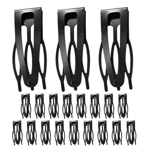 Gatuida 20 Stück Metall-Haarspangen: Schwarze Druckknopf-Haarspangen für Damen für Stirn, Seitenpony und Frontpony – Mini-Haarstyling-Nadeln für den täglichen Gebrauch von Gatuida