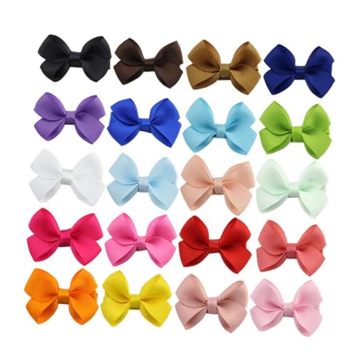 Gatuida 20 Stück Teiliges Haarspangen mit Schleifen Design Bunte Haarklammern aus Niedliche Haarschmuck für Mädchen für Alltag Geburtstag Weihnachten und Partys von Gatuida