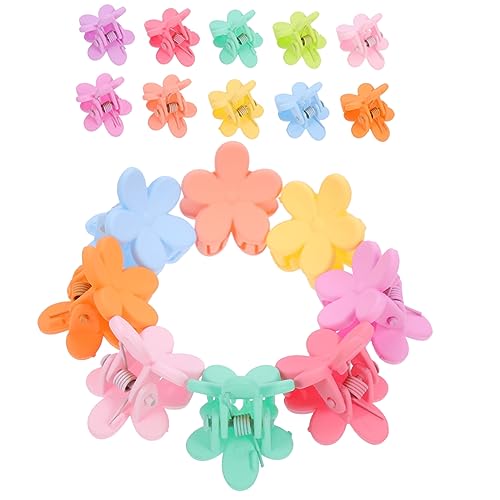 Gatuida 20 Stück Teiliges Kleine Haarspangen mit Blumenmotiv Bunte Haarklammern für Mädchen und Junge Mädchen Robuste Haarklammern zum Fixieren und Stylen Süßes Haarschmuck für Frauen von Gatuida