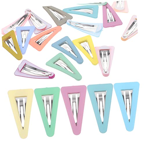 Gatuida 20 Stück Teiliges Kleine Leichte Haarklammern in Candy Farben Rutschfeste Dreieckige Haarspangen für Mädchen und Frauen Vielseitige Haarschmuck Accessoires für Alltag Party und von Gatuida