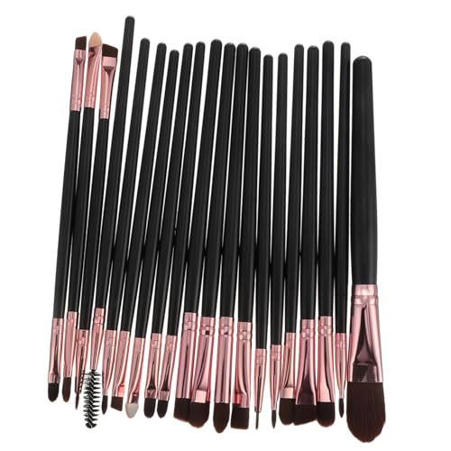 Gatuida 20 Stück Teiliges Professionelles Schminkpinsel für Augenbrauen und Gesicht Weiche Borsten Rosegoldene Holzgriffe für Blush Lidschatten und Foundation Gatuida 20 Stück Teiliges Professionelles Schminkpinsel für Augenbrauen und Gesicht Weiche Borsten Rosegoldene Holzgriffe für Blush Lidschatten und Foundation von Gatuida