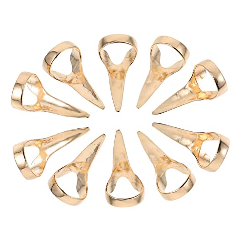 Gatuida 20 Stück Teiliges Set Haarringe für Friseure Multifunktionale Haarschneide Werkzeuge Hochwertige Nägel für Haartrennung für Halloween Cosplay Flexibel und Langlebig von Gatuida